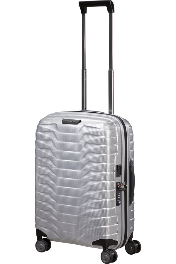 proxis spinner uitbreidbaar 4 wielen 55 cm zilver