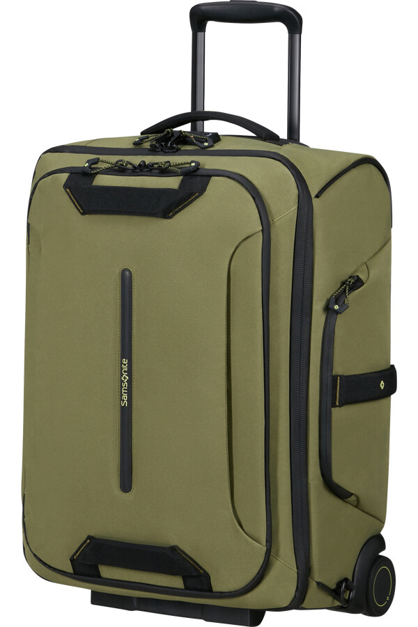 ecodiver reistas met wielen rugzak 55 cm gewaxt wasabi