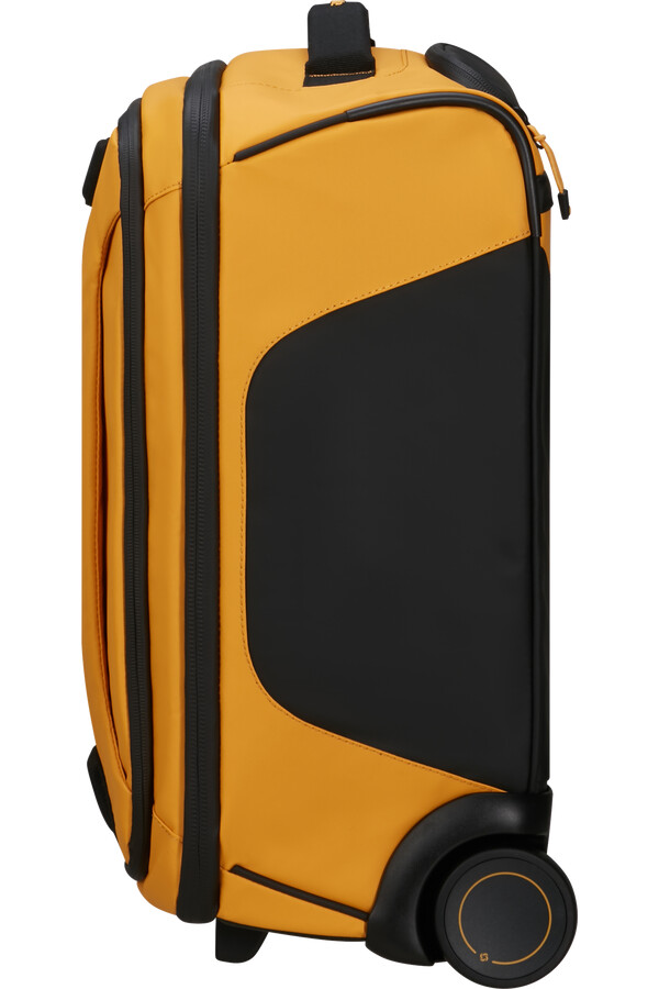 ecodiver reistas met wielen onder de zitplaats 45 cm geel