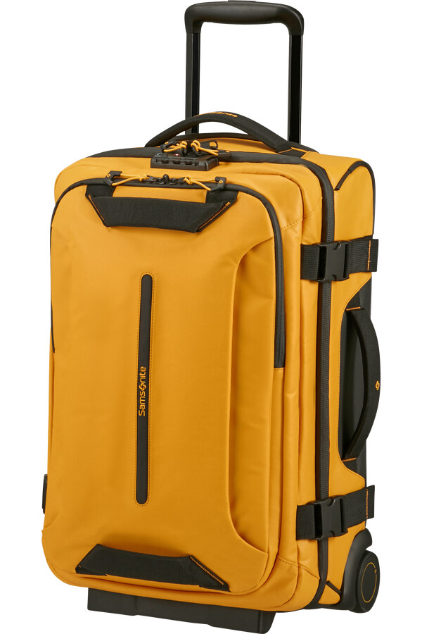 ecodiver reistas met wielen dubbel frame 55 cm geel