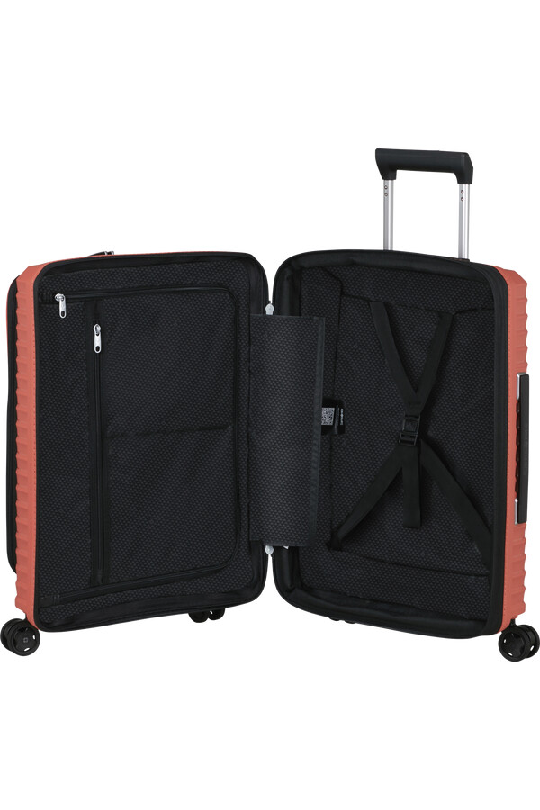 upscape spinner uitbreidbaar 4 wielen 55 cm klei