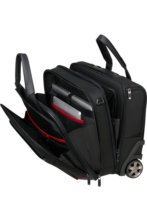 pro-dlx 6 laptoptas met wielen 156 zwart